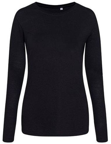 A-JT002F-Womens Long Sleeve Tri-Blend T